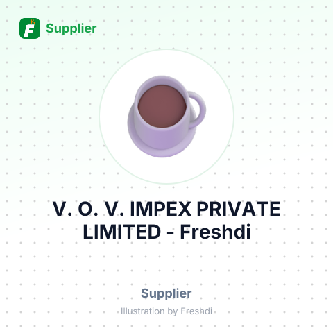 V. O. V. IMPEX PRIVATE LIMITED – summary card, no photo uploaded yet