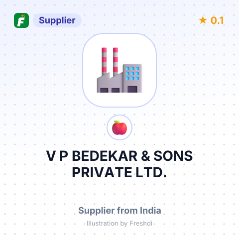 V P BEDEKAR & SONS PRIVATE LTD. – summary card, no photo uploaded yet