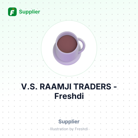 V.S. RAAMJI TRADERS – summary card, no photo uploaded yet