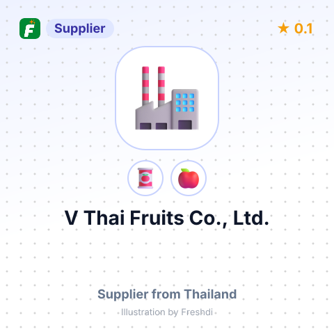 V Thai Fruits Co., Ltd.  – summary card, no photo uploaded yet