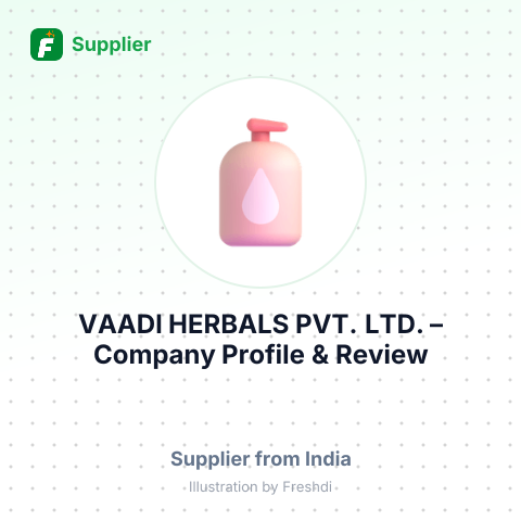 VAADI HERBALS PVT. LTD., – summary card, no photo uploaded yet