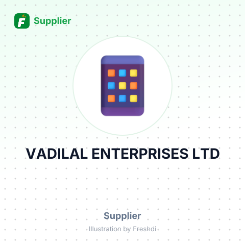 VADILAL ENTERPRISES LTD – summary card, no photo uploaded yet