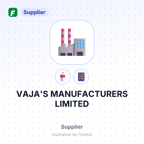 VAJA'S MANUFACTURERS LIMITED – summary card, no photo uploaded yet