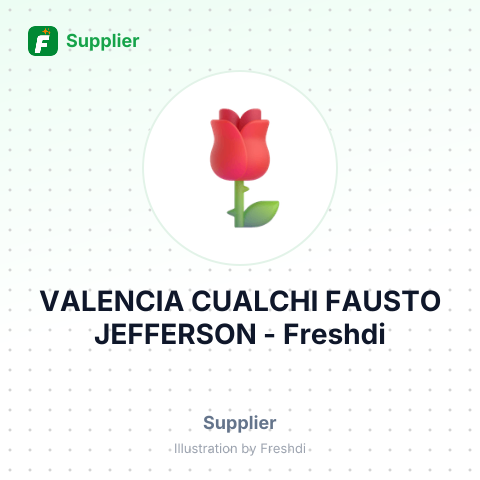 VALENCIA CUALCHI FAUSTO JEFFERSON – summary card, no photo uploaded yet