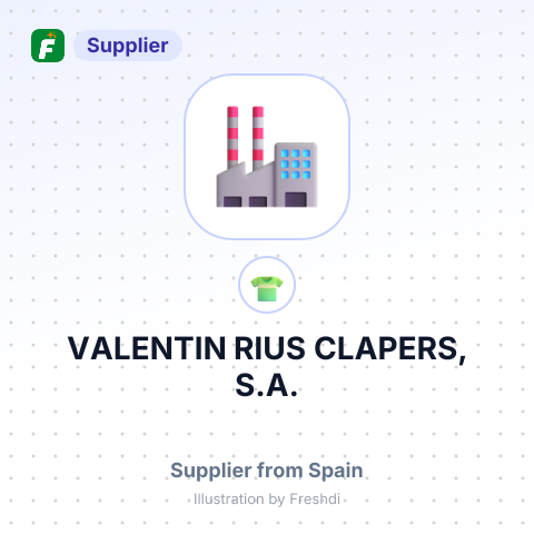 VALENTIN RIUS CLAPERS, S.A. – summary card, no photo uploaded yet