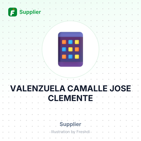 VALENZUELA CAMALLE JOSE CLEMENTE – summary card, no photo uploaded yet