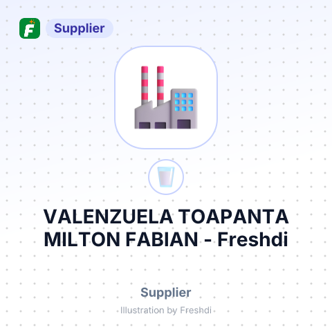 VALENZUELA TOAPANTA MILTON FABIAN – summary card, no photo uploaded yet