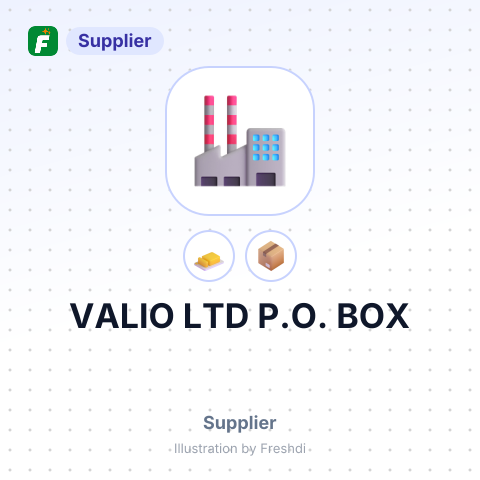 VALIO LTD P.O. BOX – summary card, no photo uploaded yet