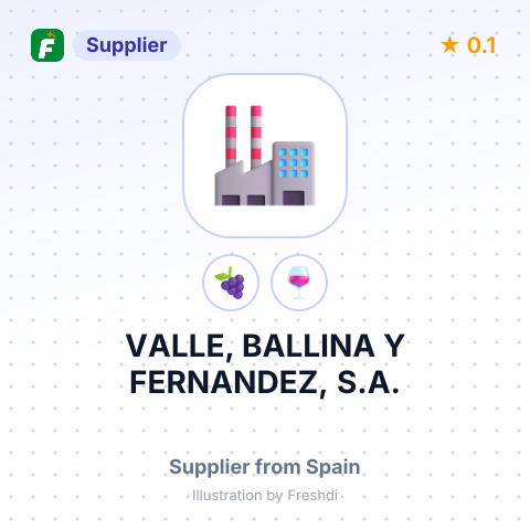 VALLE, BALLINA Y FERNANDEZ, S.A. – summary card, no photo uploaded yet