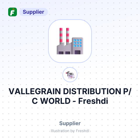 VALLEGRAIN DISTRIBUTION P/C WORLD – summary card, no photo uploaded yet