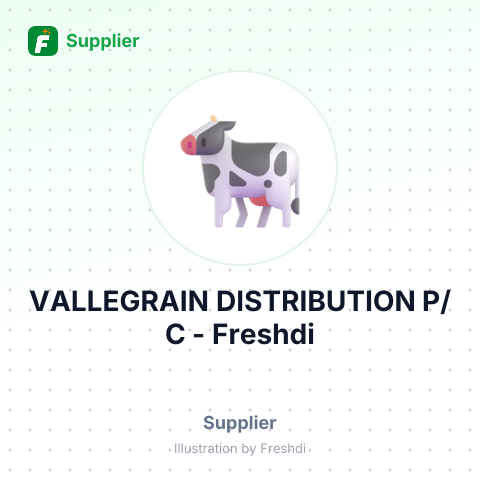 VALLEGRAIN DISTRIBUTION P/C – summary card, no photo uploaded yet