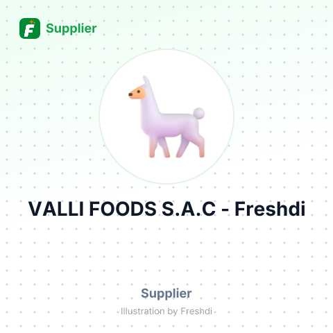 VALLI FOODS S.A.C – summary card, no photo uploaded yet