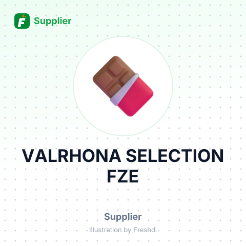 VALRHONA SELECTION FZE – summary card, no photo uploaded yet
