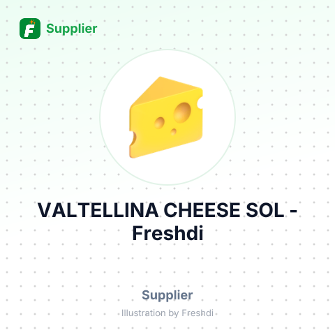 VALTELLINA CHEESE SOL – summary card, no photo uploaded yet