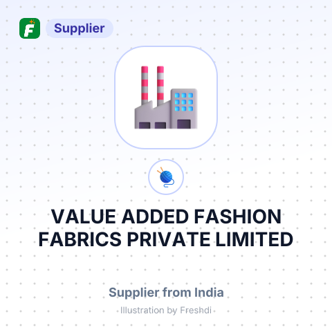 VALUE ADDED FASHION FABRICS PRIVATE LIMITED – summary card, no photo uploaded yet