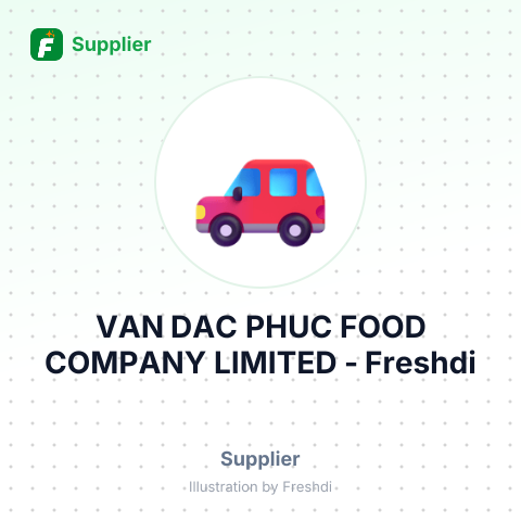 VAN DAC PHUC FOOD COMPANY LIMITED – summary card, no photo uploaded yet