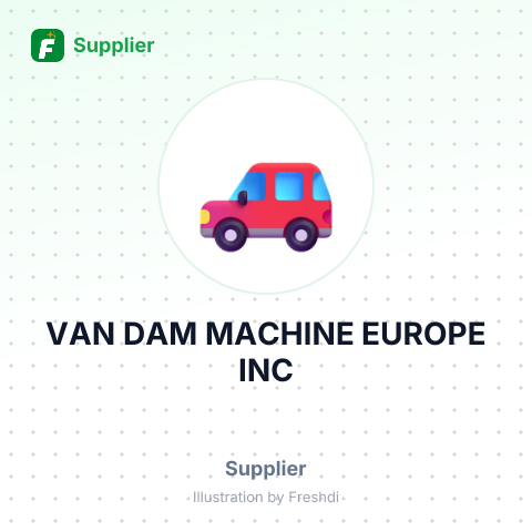 VAN DAM MACHINE EUROPE INC – summary card, no photo uploaded yet
