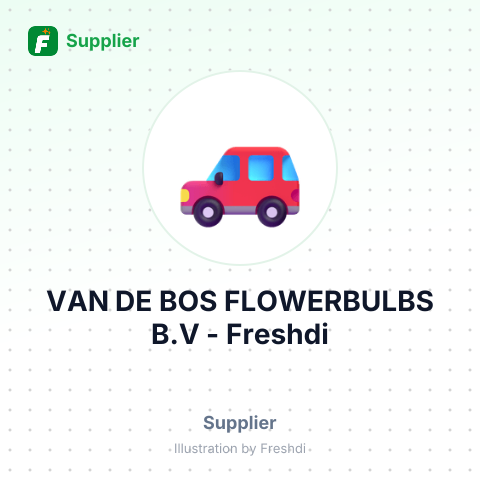 VAN DE BOS FLOWERBULBS B.V – summary card, no photo uploaded yet