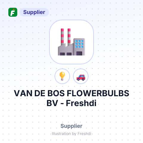VAN DE BOS FLOWERBULBS BV – summary card, no photo uploaded yet