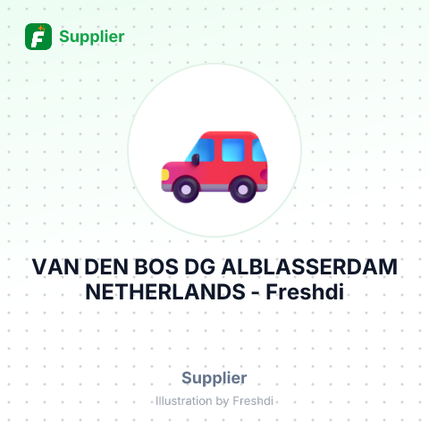 VAN DEN BOS DG ALBLASSERDAM NETHERLANDS – summary card, no photo uploaded yet