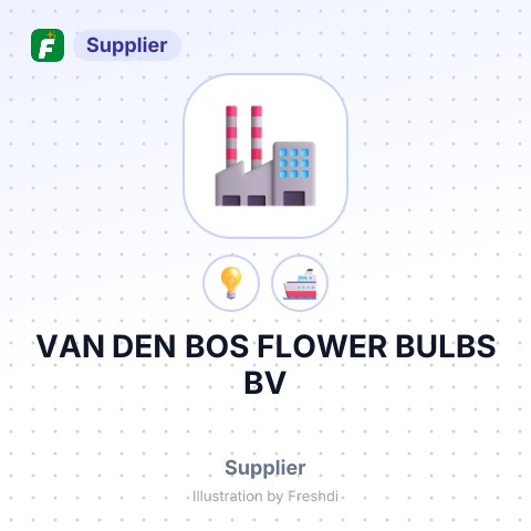 VAN DEN BOS FLOWER BULBS BV – summary card, no photo uploaded yet