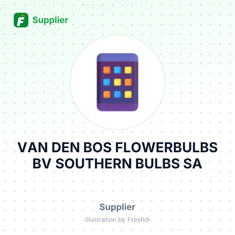 VAN DEN BOS FLOWERBULBS BV SOUTHERN BULBS SA – summary card, no photo uploaded yet