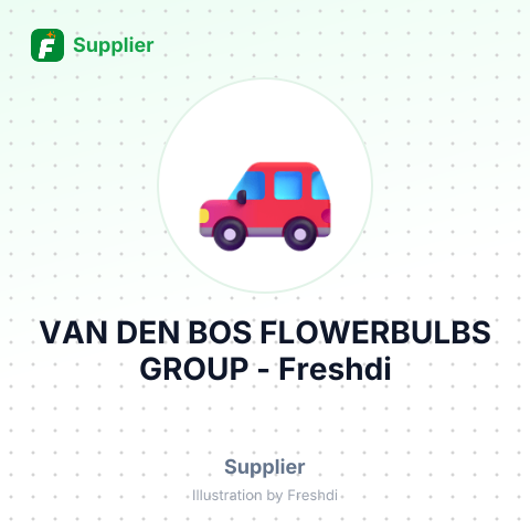 VAN DEN BOS FLOWERBULBS GROUP – summary card, no photo uploaded yet