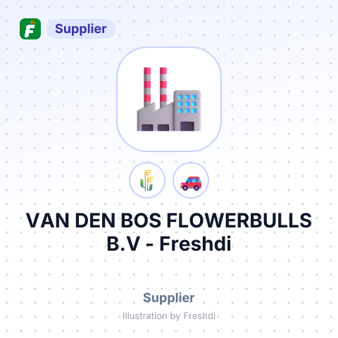 VAN DEN BOS FLOWERBULLS B.V – summary card, no photo uploaded yet