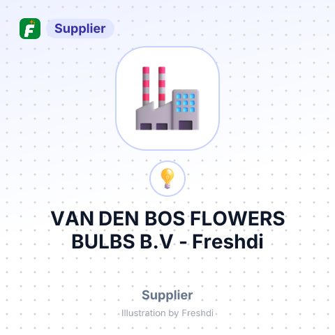 VAN DEN BOS FLOWERS BULBS B.V – summary card, no photo uploaded yet