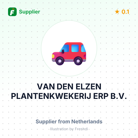VAN DEN ELZEN PLANTENKWEKERIJ ERP B.V. – summary card, no photo uploaded yet