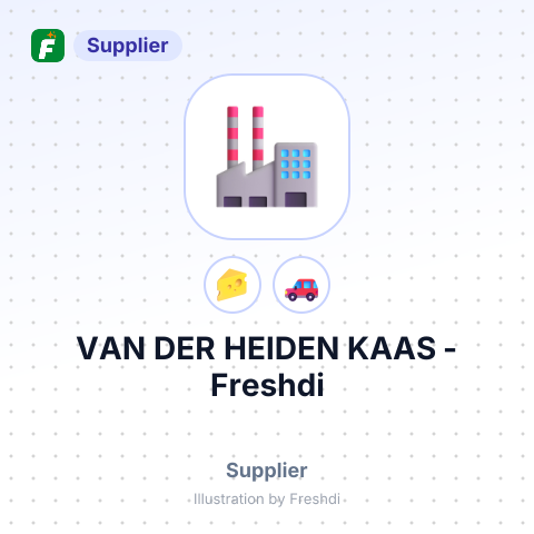 VAN DER HEIDEN KAAS – summary card, no photo uploaded yet