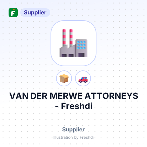 VAN DER MERWE ATTORNEYS – summary card, no photo uploaded yet