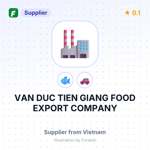 VAN DUC TIEN GIANG FOOD EXPORT COMPANY – summary card, no photo uploaded yet