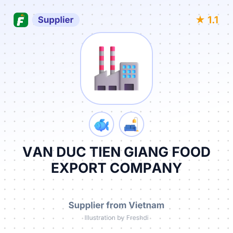VAN DUC TIEN GIANG FOOD EXPORT COMPANY – summary card, no photo uploaded yet