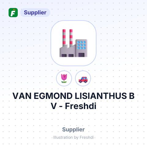 VAN EGMOND LISIANTHUS B V – summary card, no photo uploaded yet
