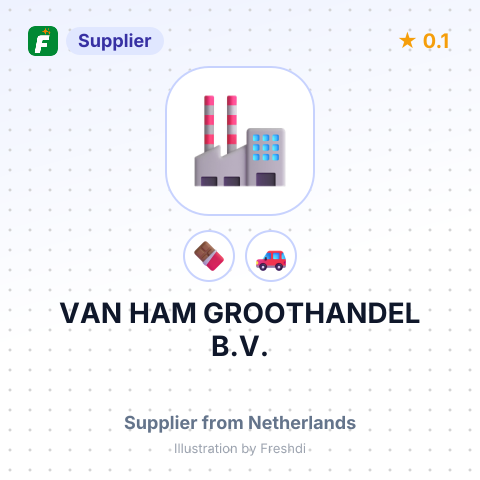 VAN HAM GROOTHANDEL B.V. – summary card, no photo uploaded yet
