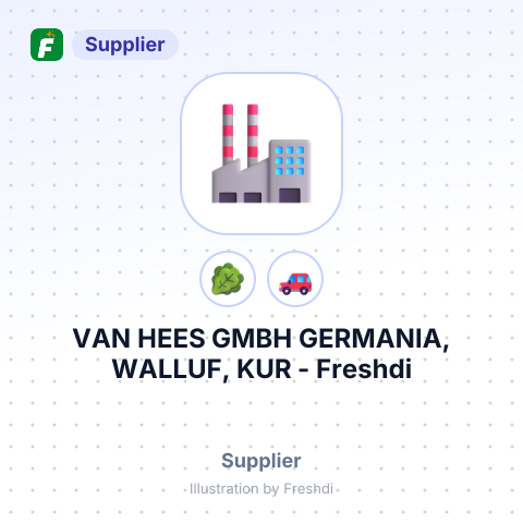 VAN HEES GMBH GERMANIA, WALLUF, KUR – summary card, no photo uploaded yet