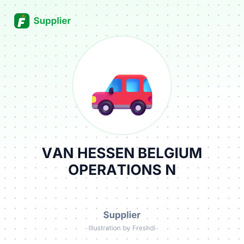 VAN HESSEN BELGIUM OPERATIONS N – summary card, no photo uploaded yet