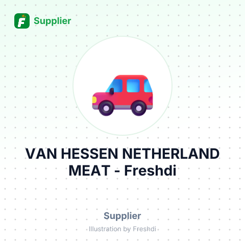 VAN HESSEN NETHERLAND MEAT – summary card, no photo uploaded yet
