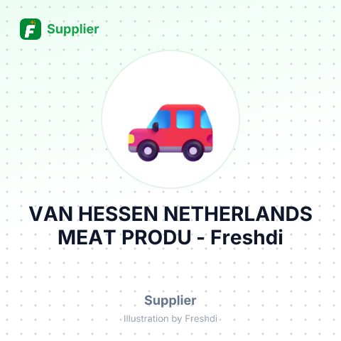 VAN HESSEN NETHERLANDS MEAT PRODU – summary card, no photo uploaded yet