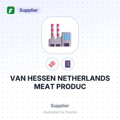 VAN HESSEN NETHERLANDS MEAT PRODUC – summary card, no photo uploaded yet