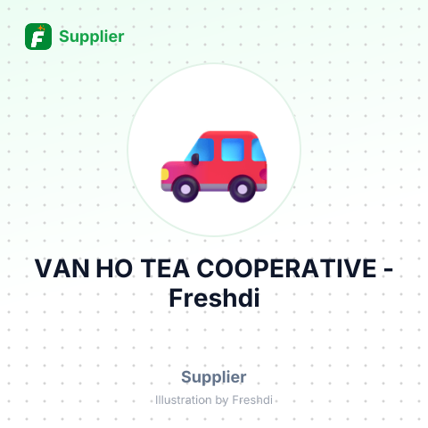 VAN HO TEA COOPERATIVE – summary card, no photo uploaded yet