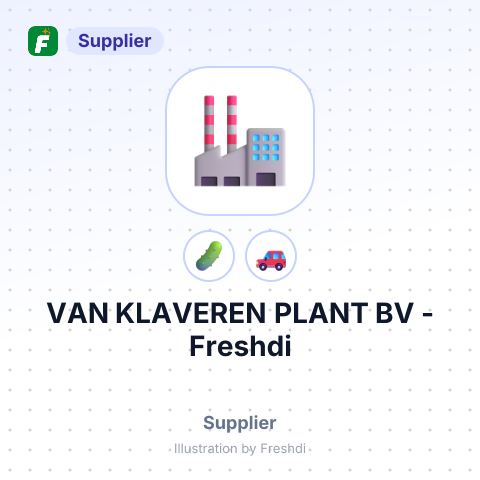 VAN KLAVEREN PLANT BV – summary card, no photo uploaded yet