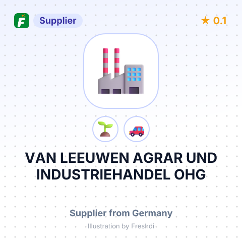 VAN LEEUWEN AGRAR UND INDUSTRIEHANDEL OHG – summary card, no photo uploaded yet