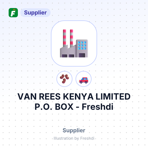 VAN REES KENYA LIMITED P.O. BOX – summary card, no photo uploaded yet