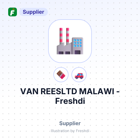 VAN REESLTD MALAWI – summary card, no photo uploaded yet