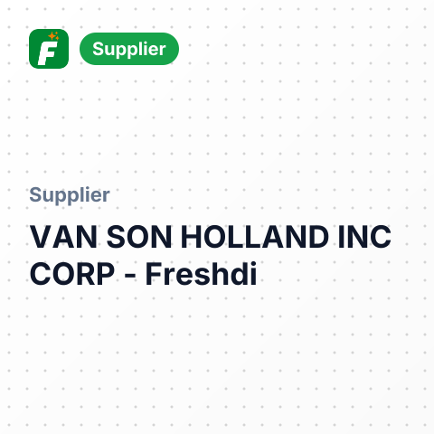 VAN SON HOLLAND INC CORP – summary card, no photo uploaded yet