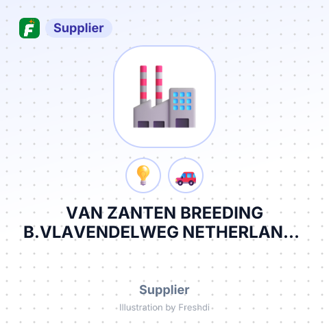 VAN ZANTEN BREEDING B.VLAVENDELWEG NETHERLANDS – summary card, no photo uploaded yet