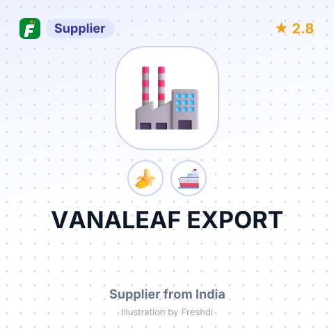 VANALEAF EXPORT – summary card, no photo uploaded yet