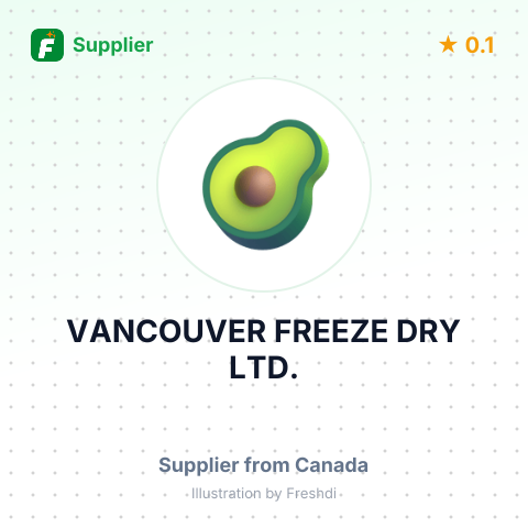 VANCOUVER FREEZE DRY LTD. – summary card, no photo uploaded yet